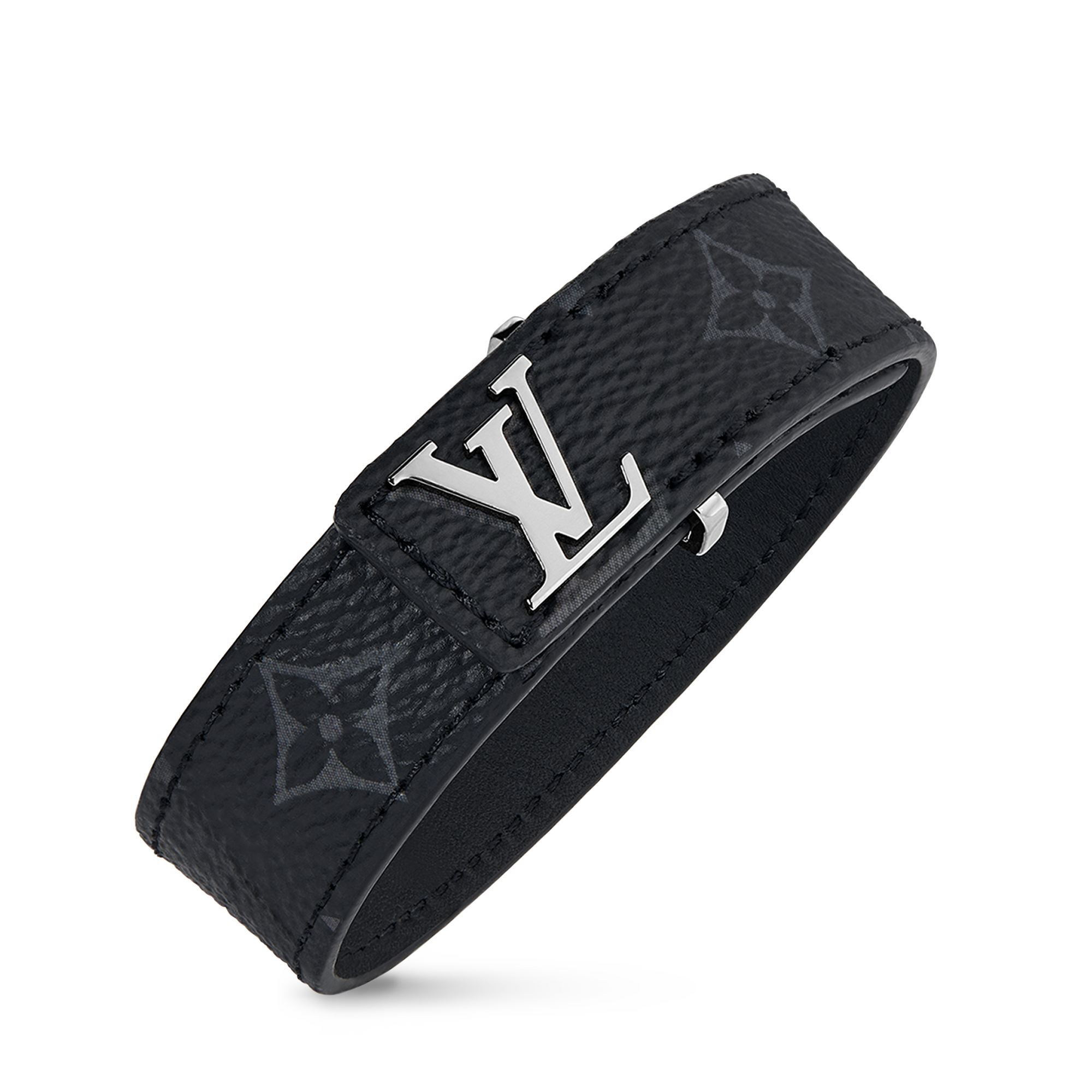 現行【LOUIS VUITTON】 ブレスレット・LV スリム　エクリプス LV Slim Bracelet Monogram Eclipse Canvas - New - Ramadan | LOUIS